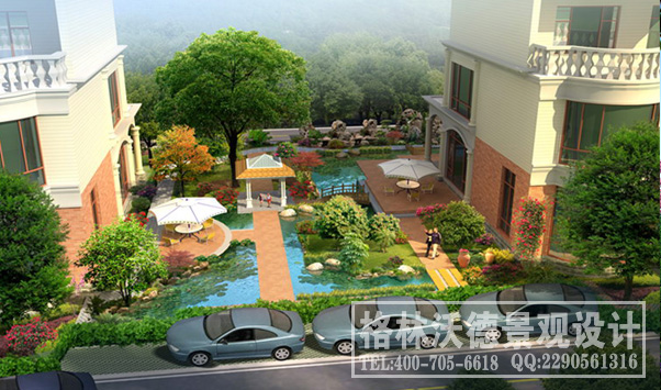 湘龙家园别墅庭院景观设计